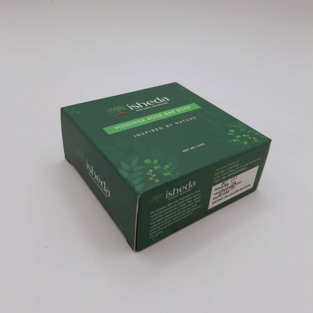 Isheda - Moringa Rose Bar Soap